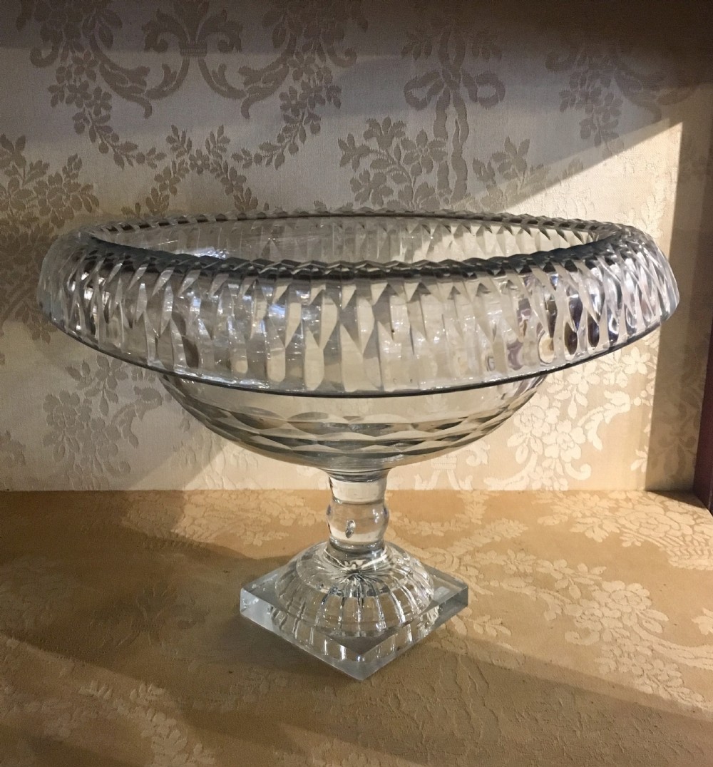 Large Irish Turn over Rim Bowl c1800