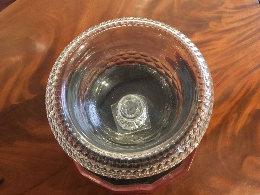 Irish Turn Over Rim Bowl on a Square 