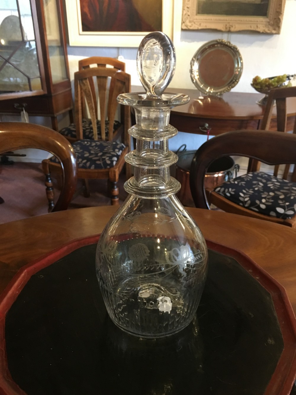 An Irish (Cork) Waterloo Co. Cork with Moulded Flute Base c1815 View II