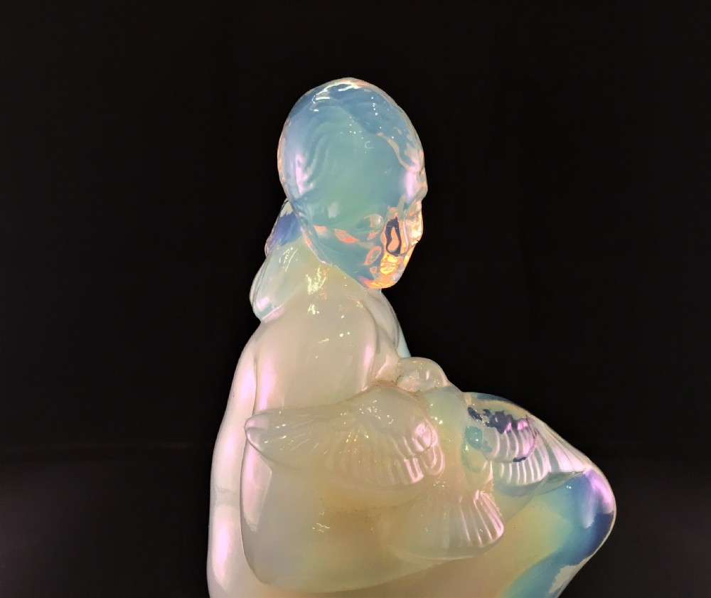 Sabino Art Deco Lady With Doves View III