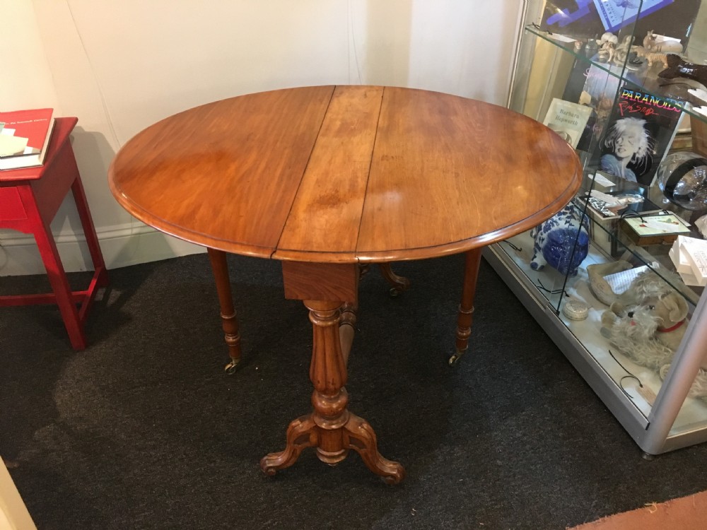 Victorian Mahogany Supper or Breakfast Table c1870 View II