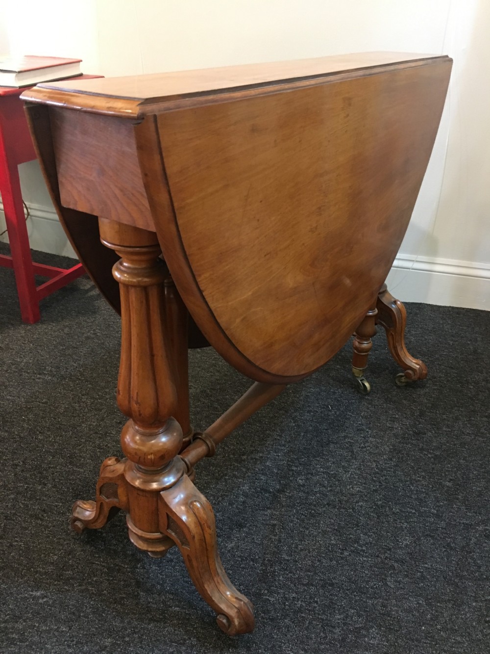 Victorian Mahogany Supper or Breakfast Table c1870 View V