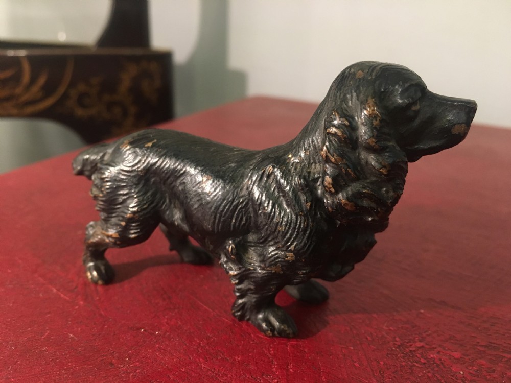 Bronze Spaniel Dog early C20th View II