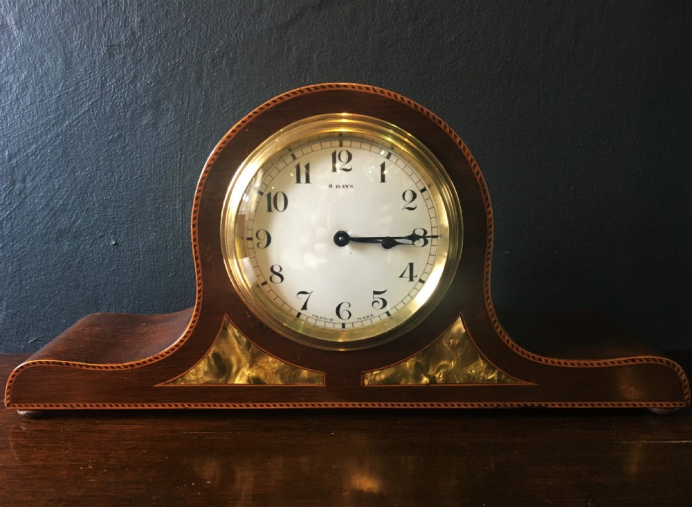 Bayard Napoleon Hat Style 8 Day French Clock Fully Serviced 12 Month Guarantee 