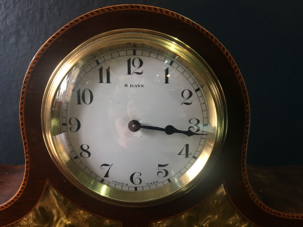 Bayard Napoleon Hat Style 8 Day French Clock Fully Serviced 12 Month Guarantee  View III