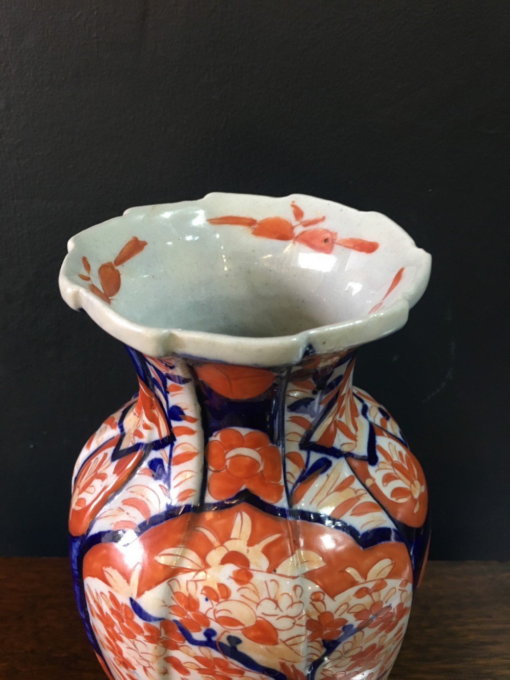 Meiji Period Imari Vase A/F C19th View II