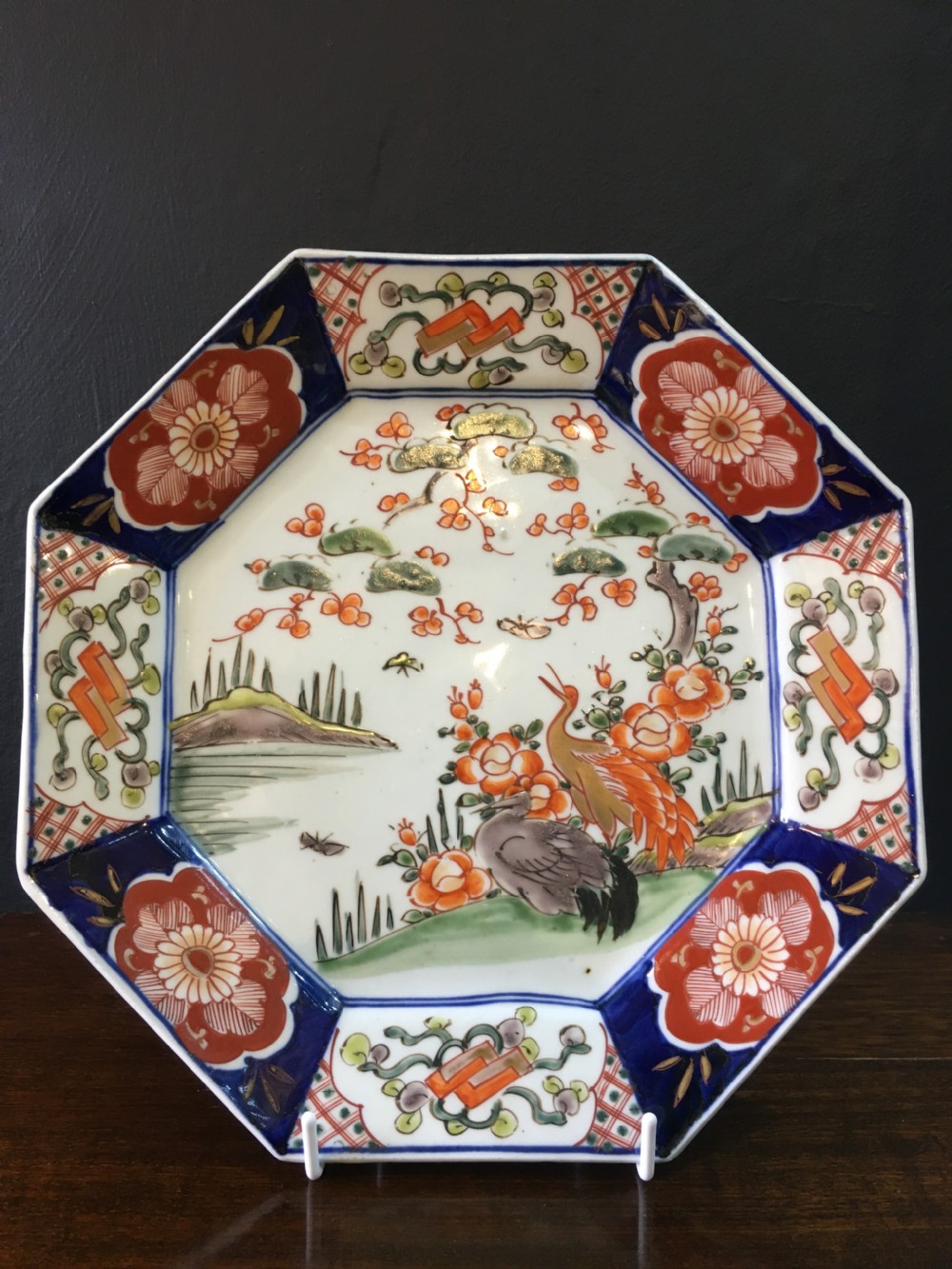 Meiji Period Imari Octagonal Charger C19th