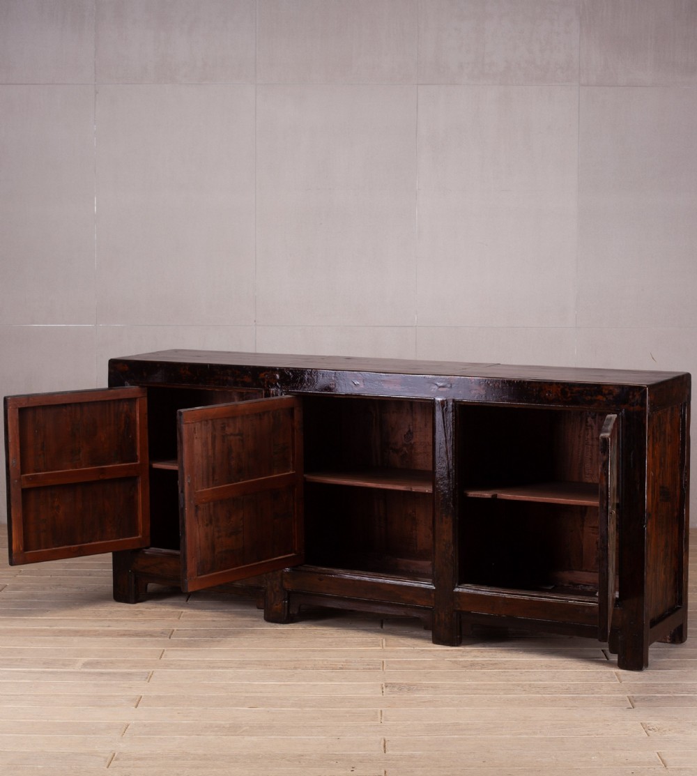 Shanxi Painted Cabinet 3 Doors View III