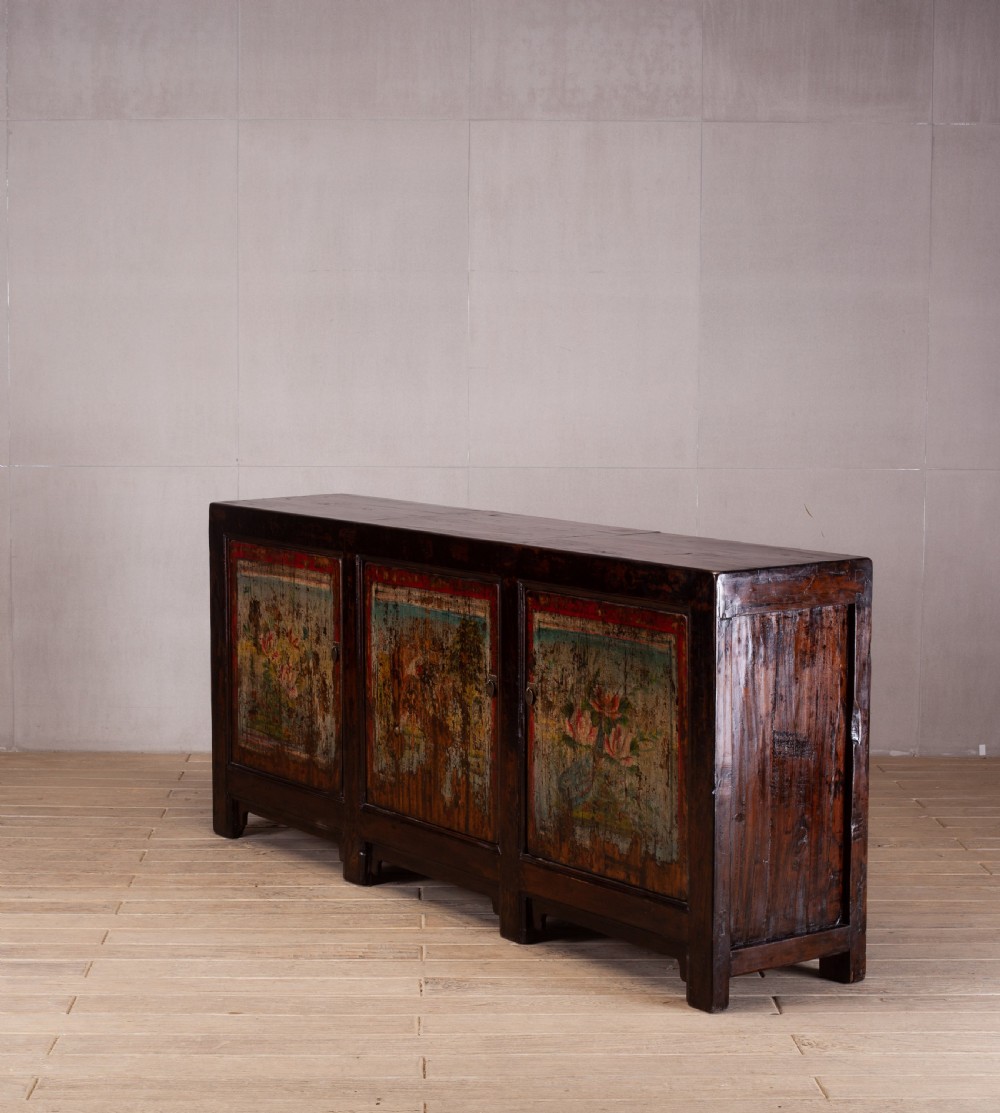 Shanxi Painted Cabinet 3 Doors View IV