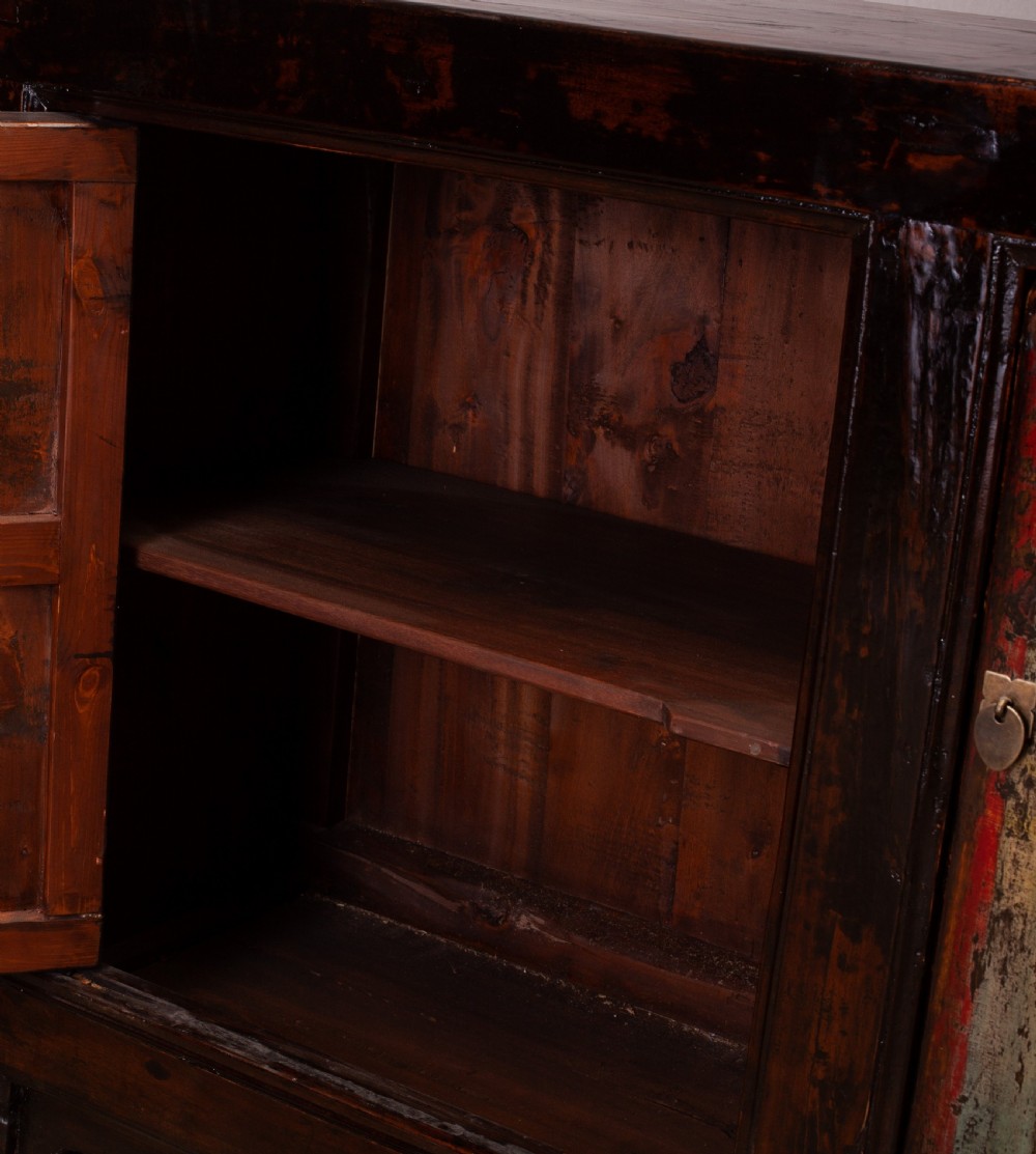 Shanxi Painted Cabinet 3 Doors View VI