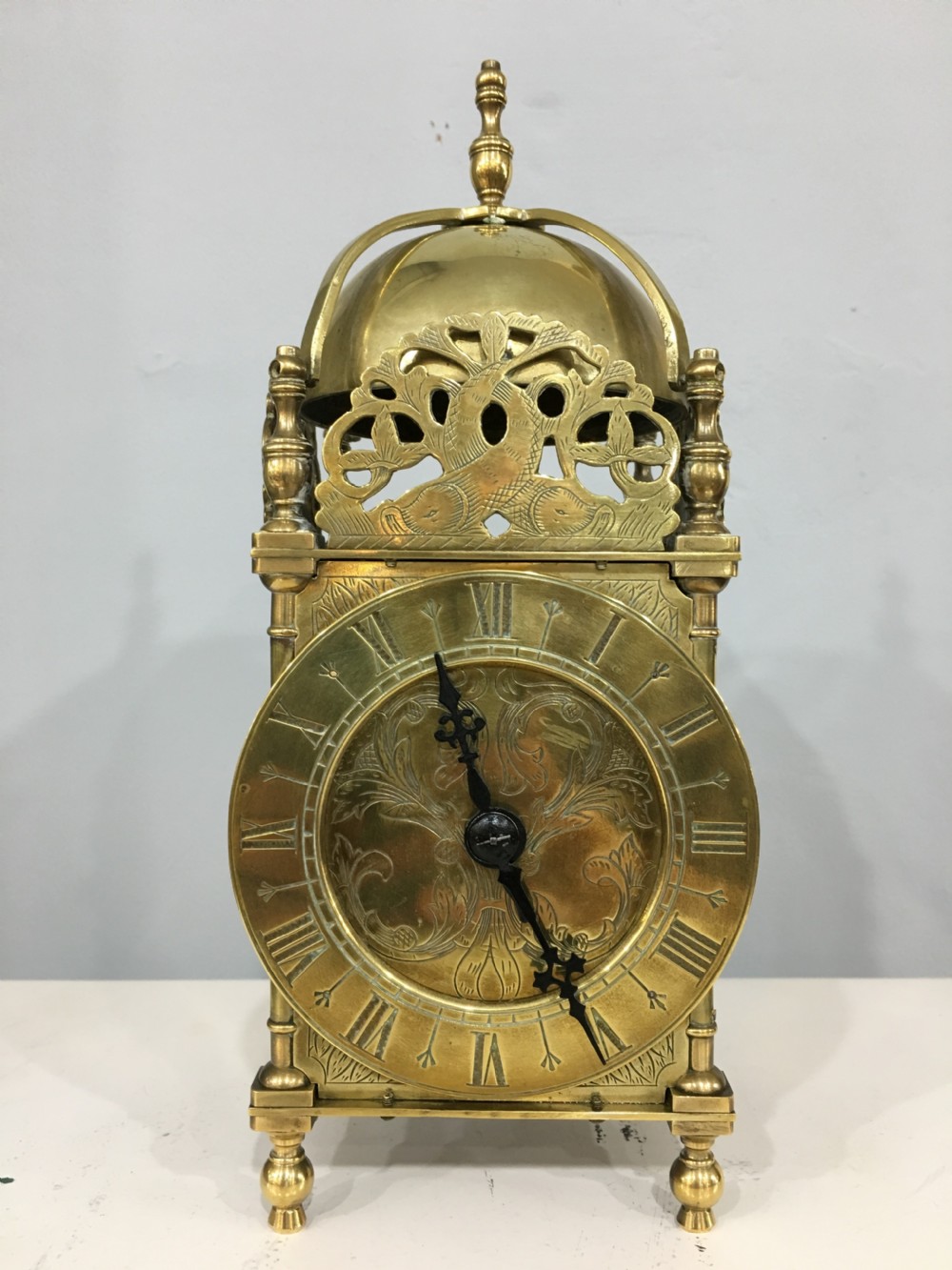 8 Day Lantern Clock With French Carriage Clock Movement - Fully Serviced 12mth Guarantee