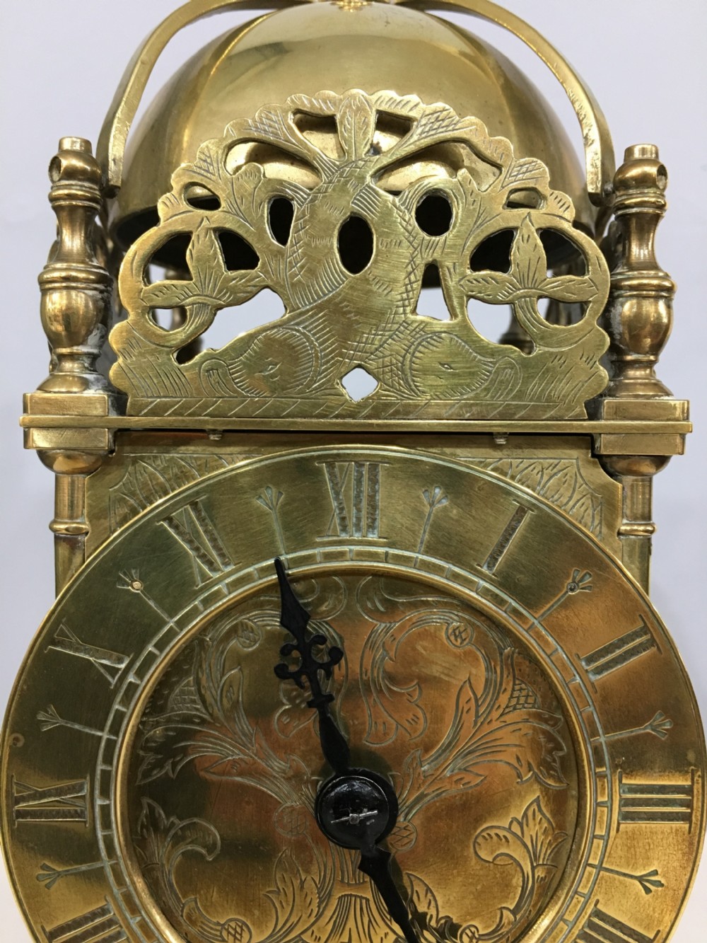 8 Day Lantern Clock With French Carriage Clock Movement - Fully Serviced 12mth Guarantee View II