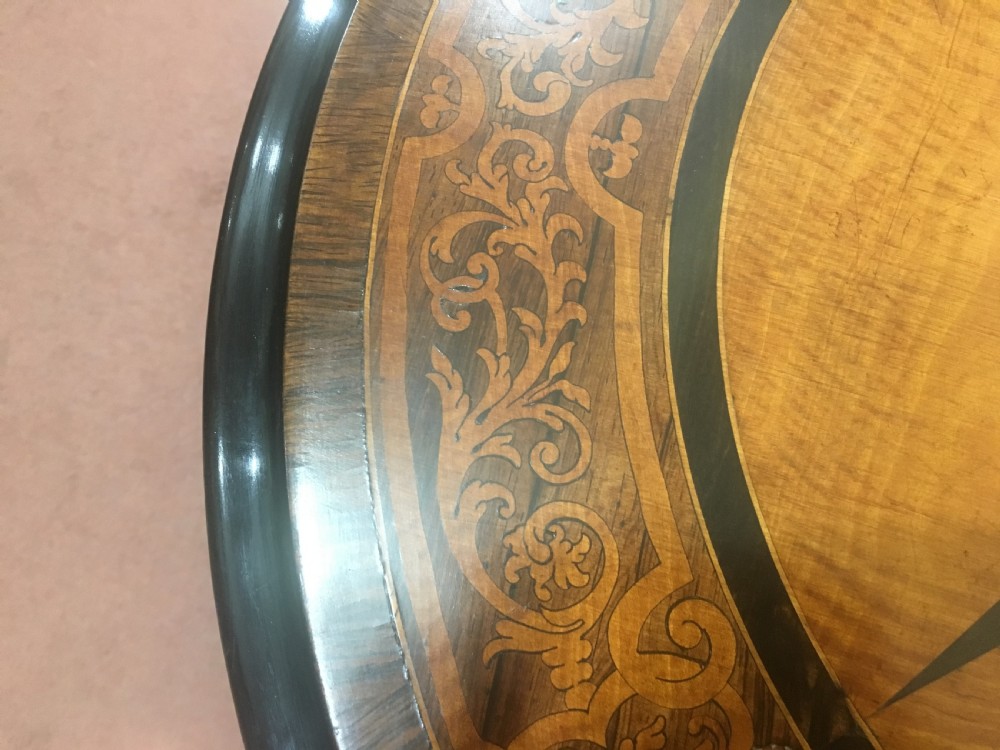Victorian Rosewood Circular Tripod Side Table View II