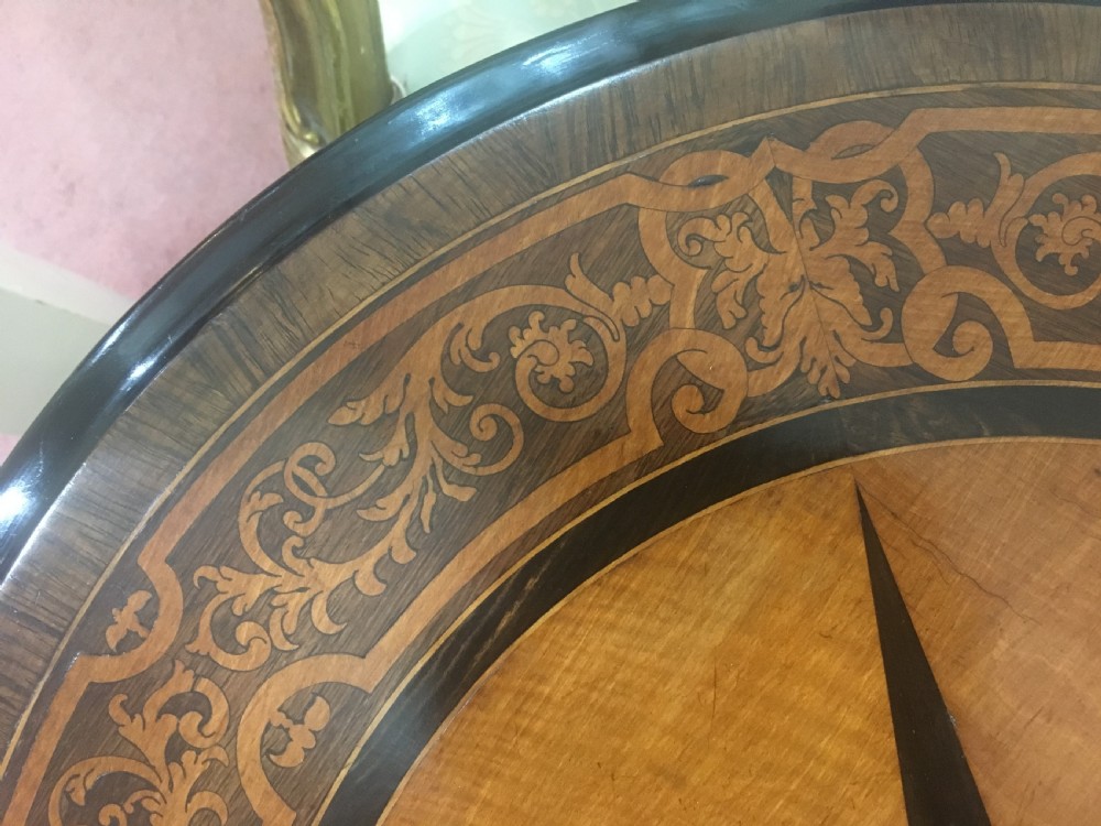 Victorian Rosewood Circular Tripod Side Table View III