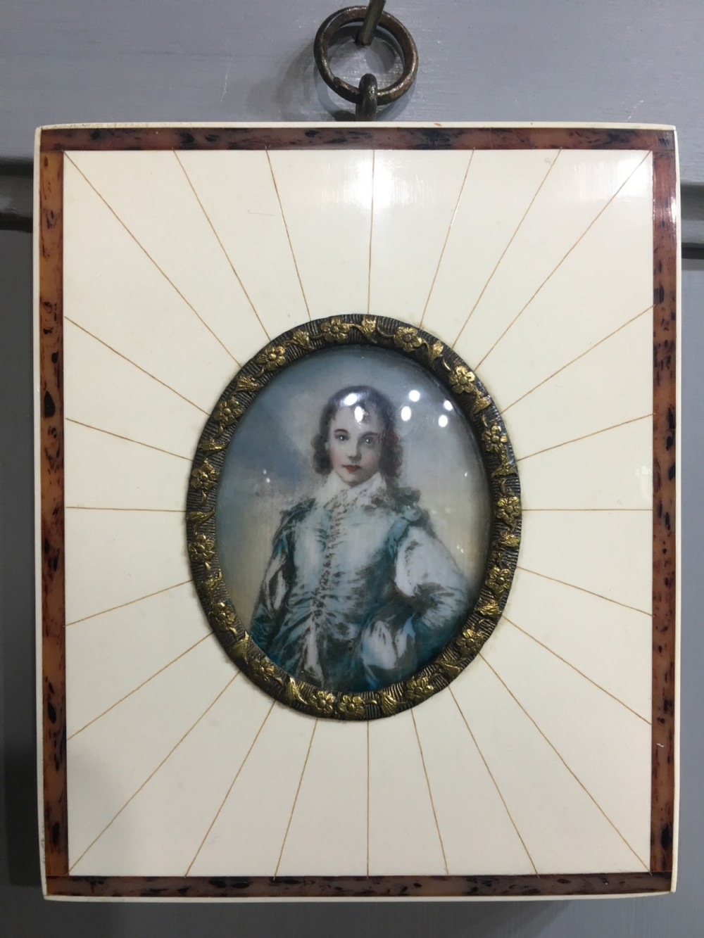 Miniature Portrait of an C18th Gentleman Early C20th