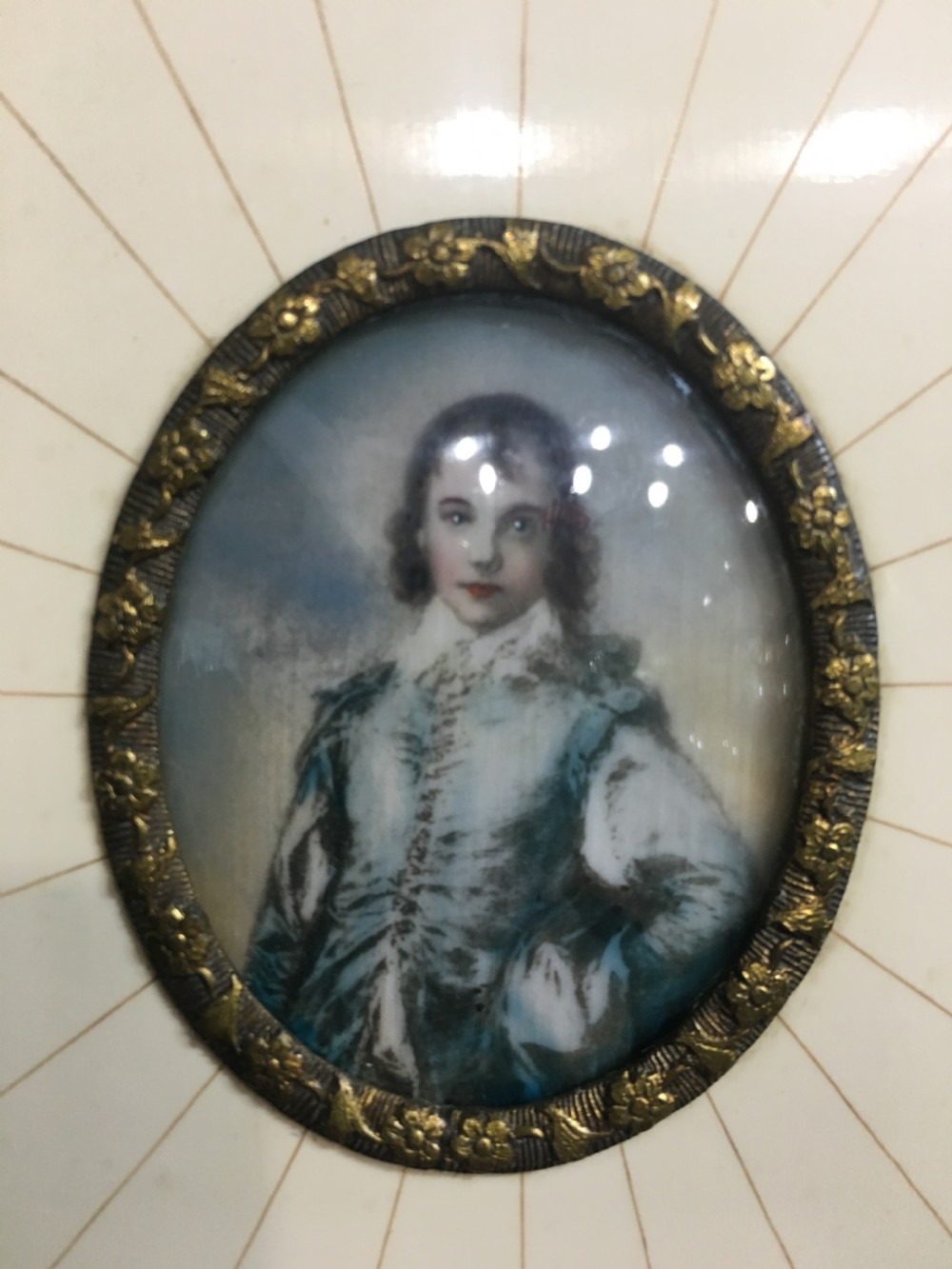 Miniature Portrait of an C18th Gentleman Early C20th View II