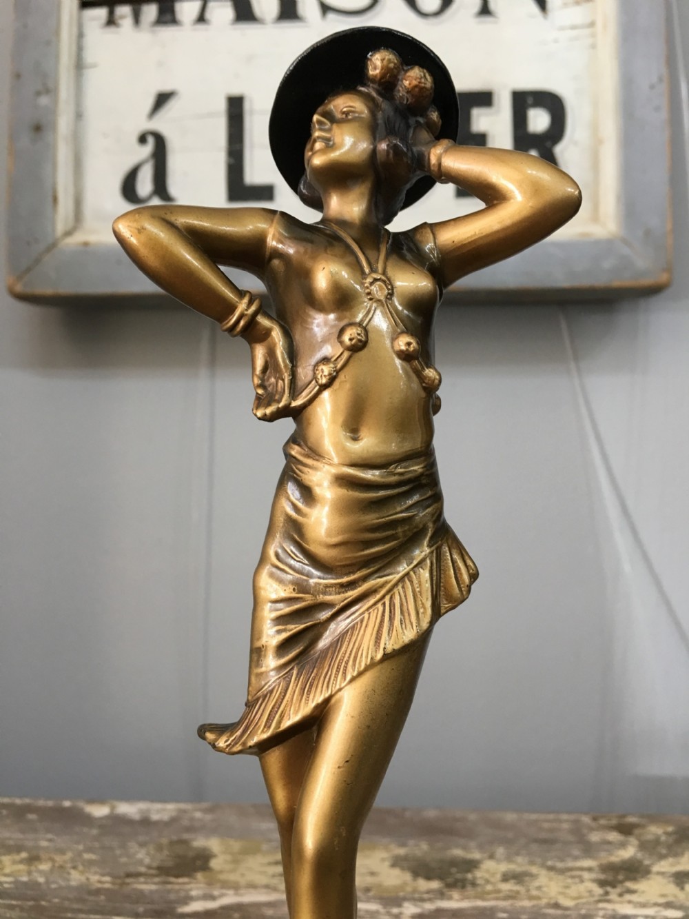 Josef Lorenzl Original Casting of a Spanish Dancer c1930 Art Deco View II