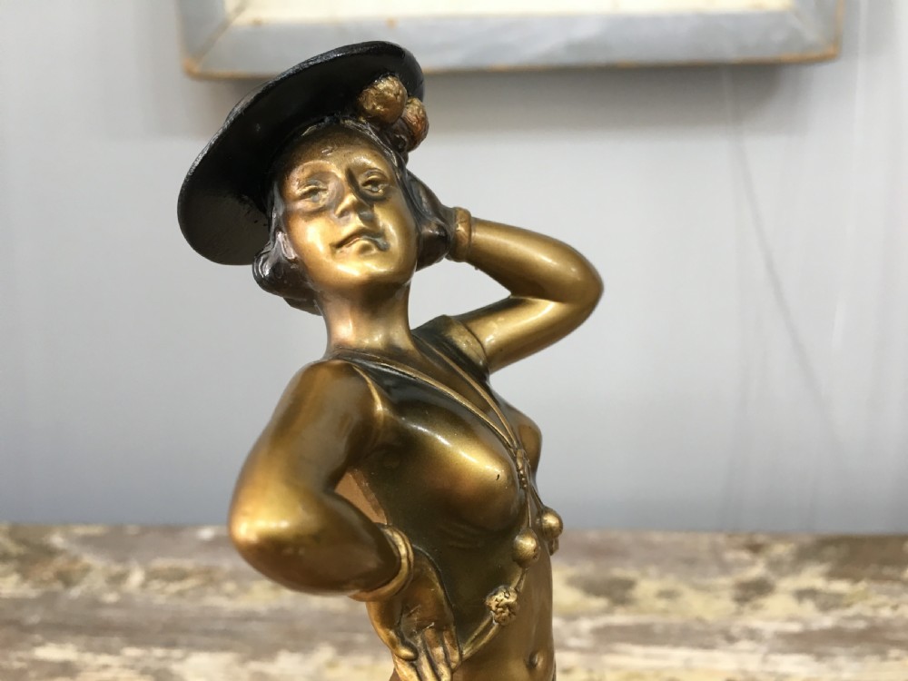 Josef Lorenzl Original Casting of a Spanish Dancer c1930 Art Deco View V