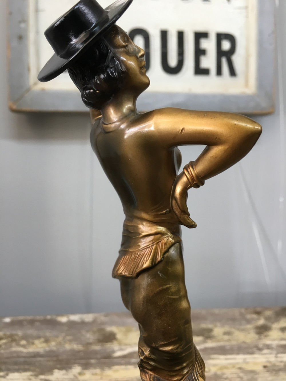 Josef Lorenzl Original Casting of a Spanish Dancer c1930 Art Deco View VII