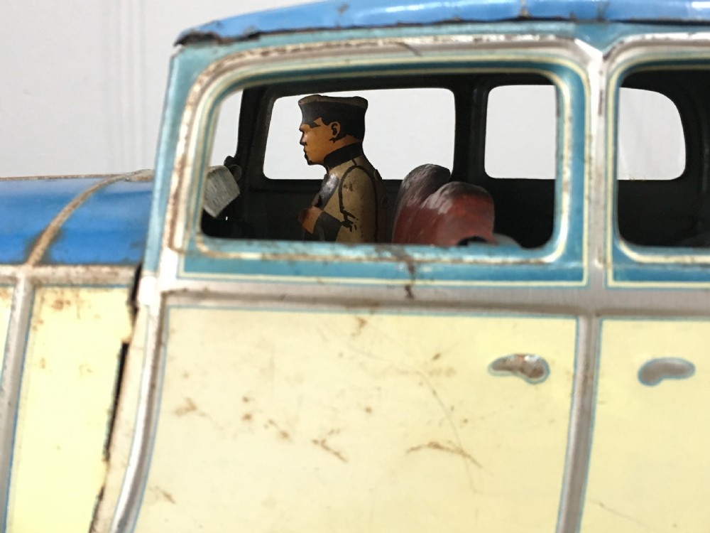 Wells 1930's Tinplate Clockwork Limousine Car View II