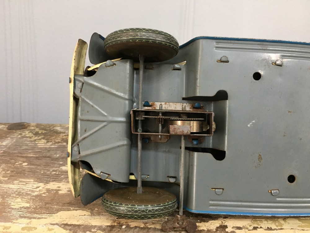Wells 1930's Tinplate Clockwork Limousine Car View VII