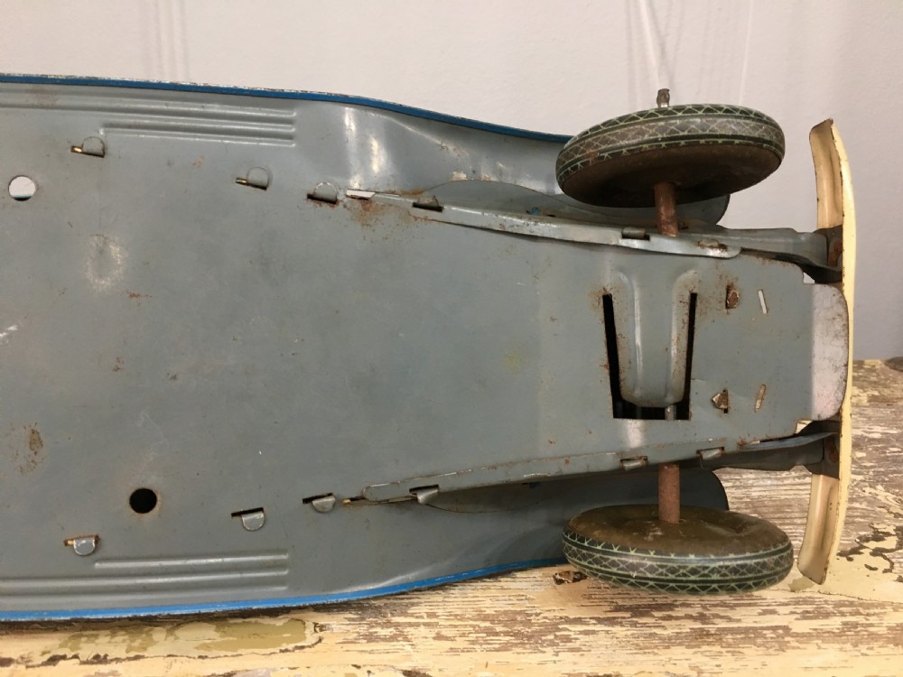 Wells 1930's Tinplate Clockwork Limousine Car View VIII