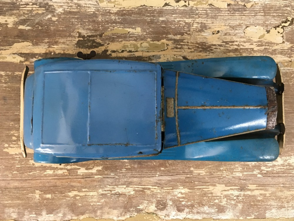 Wells 1930's Tinplate Clockwork Limousine Car View X