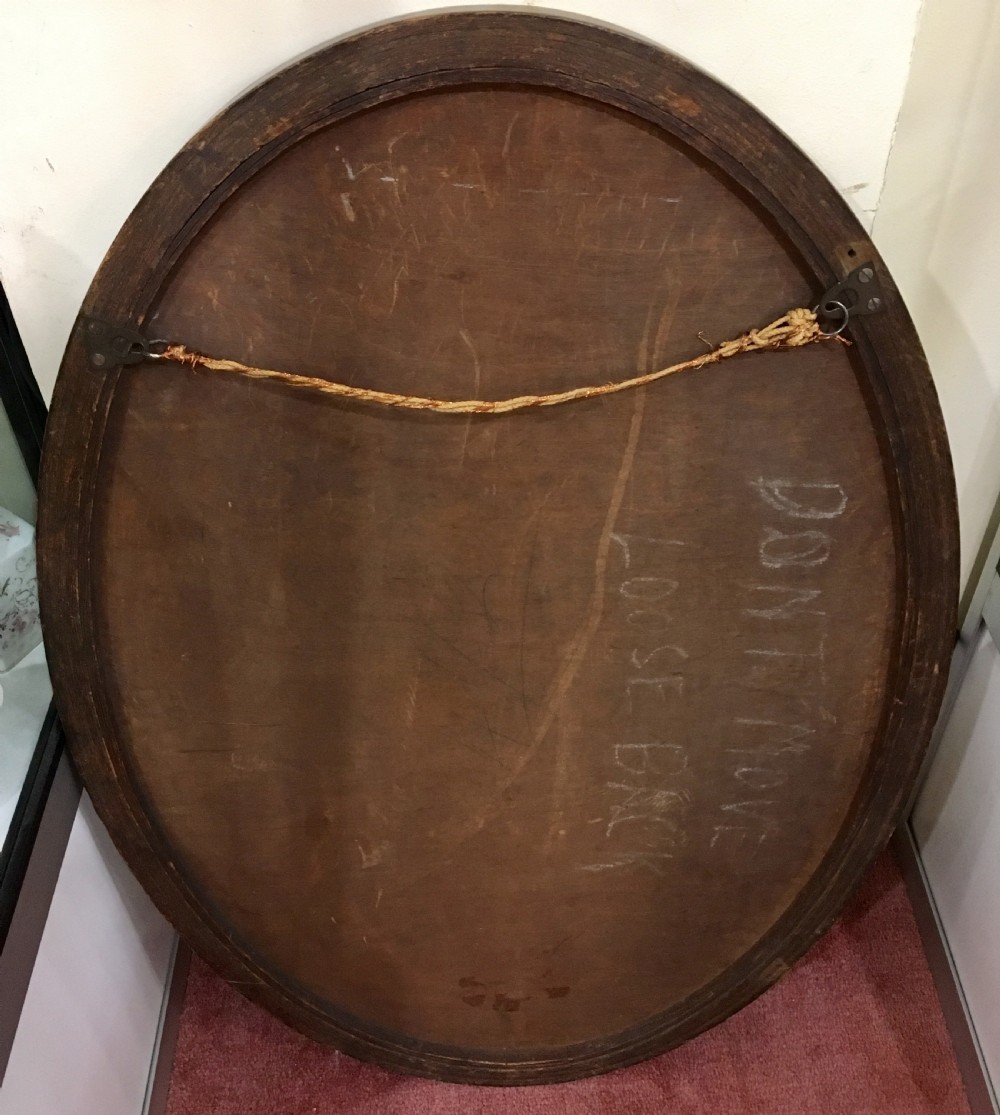 Edwardian Mirror with Mahogany Frame c. 1910 View V