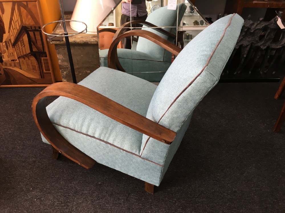 Art Deco Chairs Recently Reupholstered View V