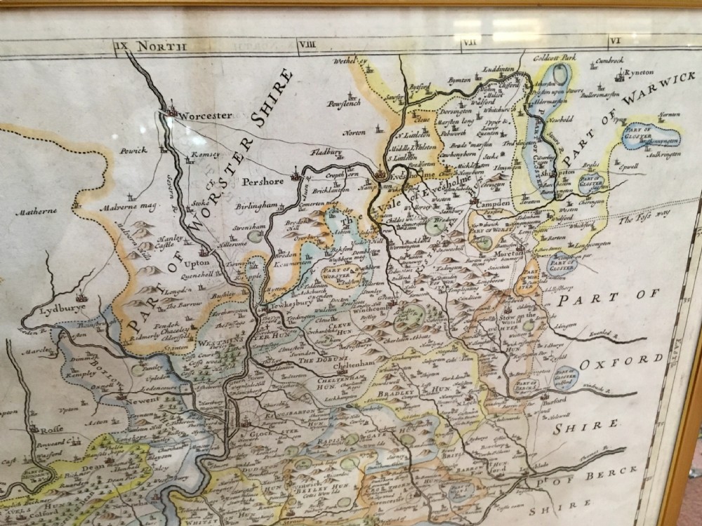 1695 Map of Gloucestershire by Robert Morden View V