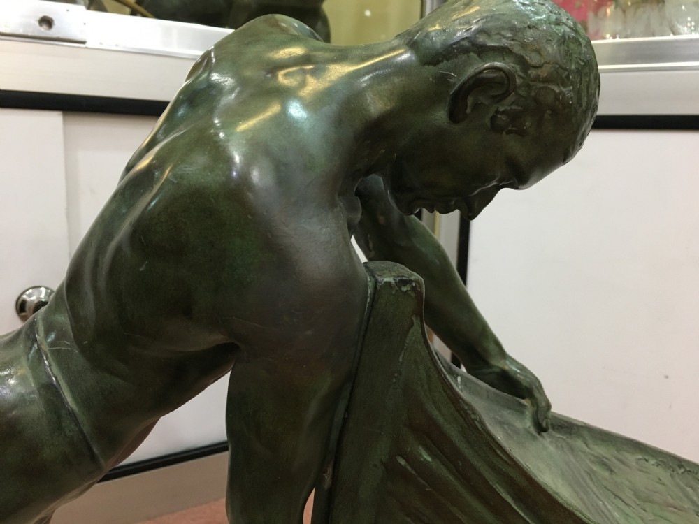 Max Le Verrier Original French Art Deco Sculpture c1920-30 View VII