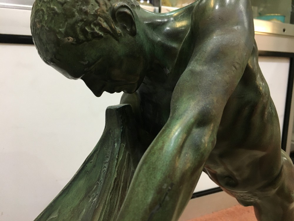 Max Le Verrier Original French Art Deco Sculpture c1920-30 View IX