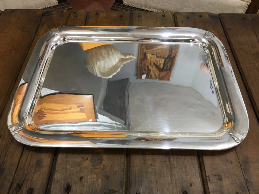 Roberts & Done & Sons LTD. Large Art Deco E.P.N.S Tray