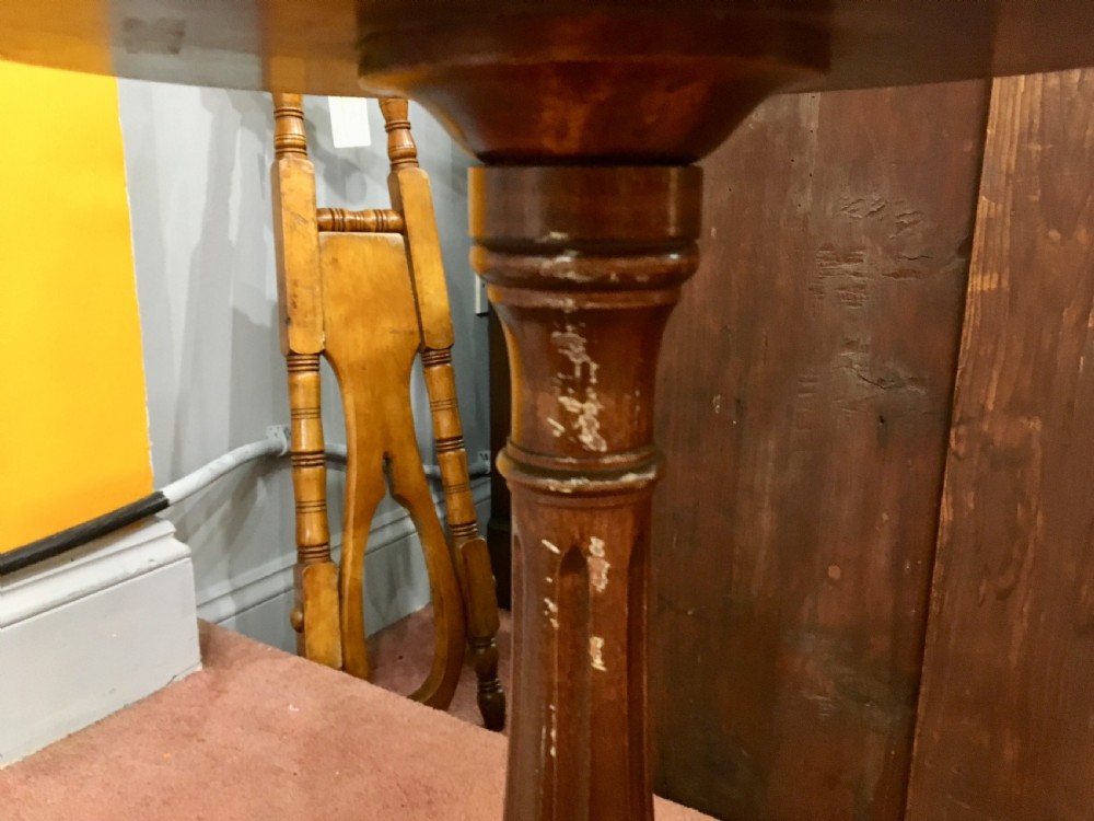 French Wine Table with Brass Gallery and Marble Top, c.1920 View V