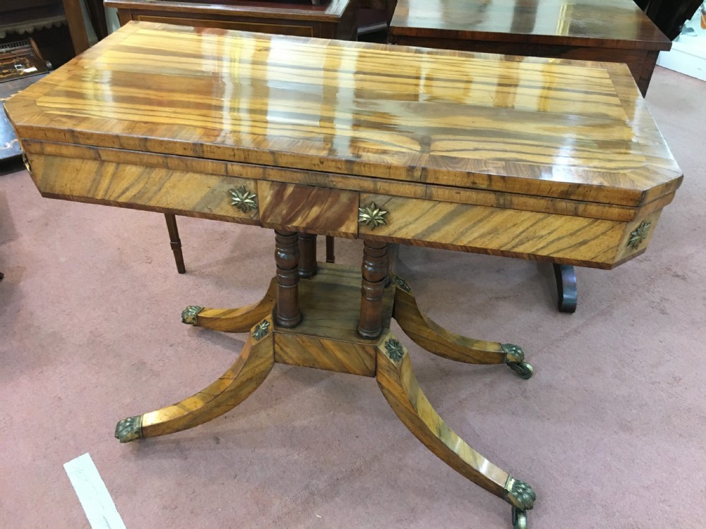 Regency Period Broomwood Turn-Over Card Table View VI