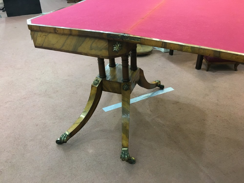 Regency Period Broomwood Turn-Over Card Table View X