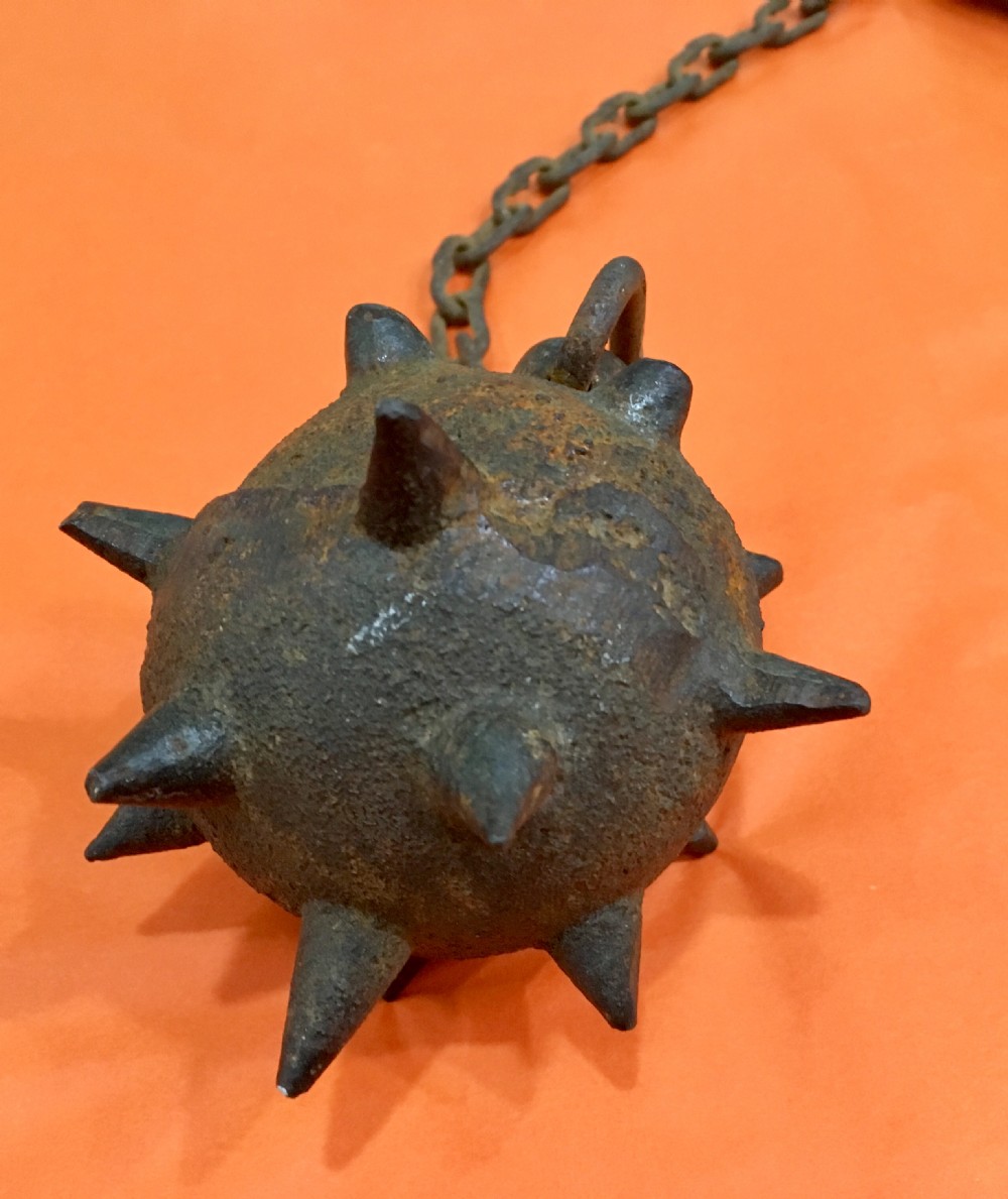 German WW1 Trench Fighting Mace Flail View II