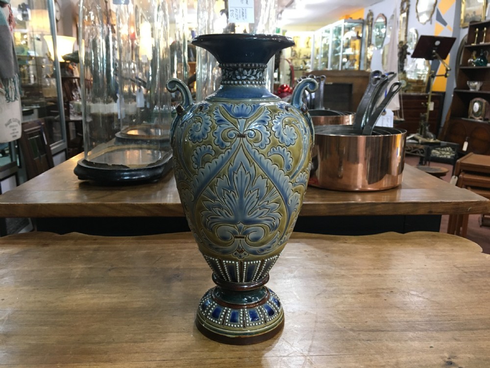 Doulton Lambeth Vase decorated by Eliza Simmance 1886 View II