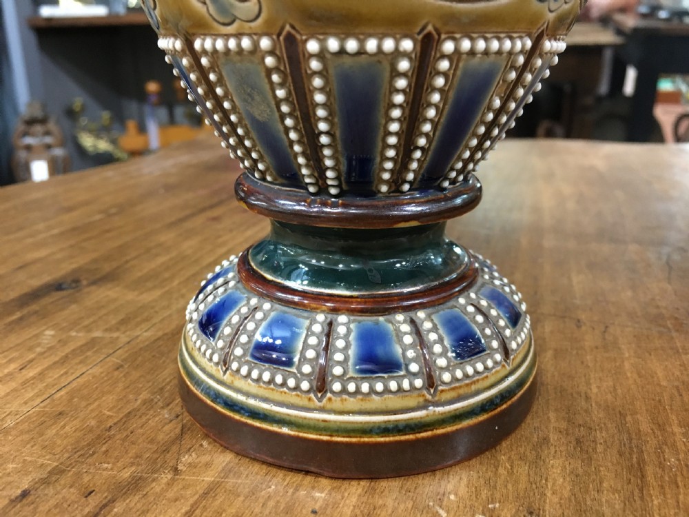 Doulton Lambeth Vase decorated by Eliza Simmance 1886 View V
