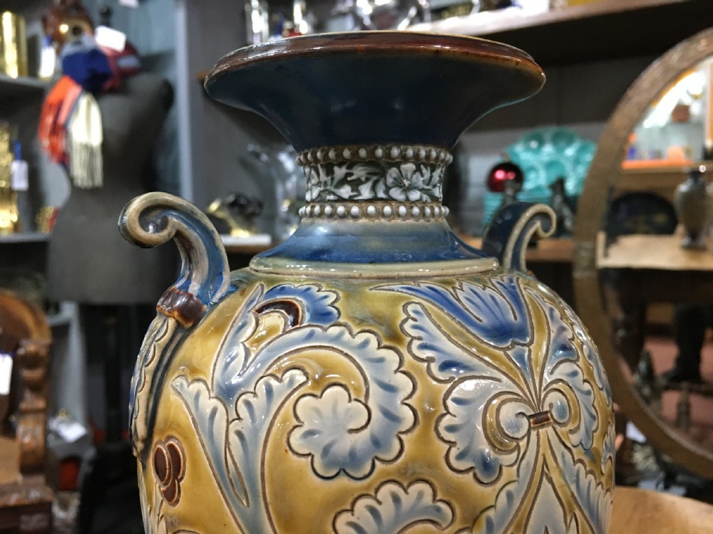 Doulton Lambeth Vase decorated by Eliza Simmance 1886 View VI
