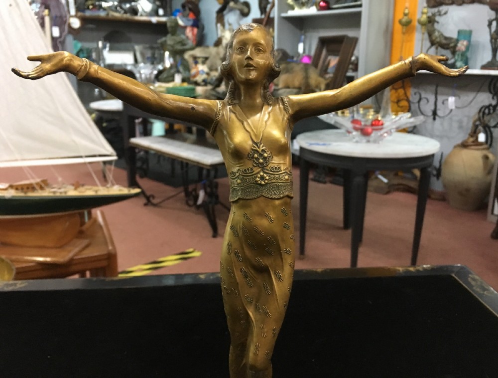 Original Lorenzl Style Art Deco Statue c.1920 - 30 View II