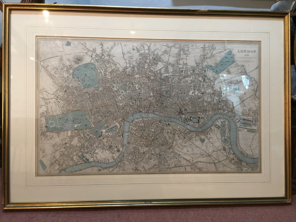 Original 1846 Map of Central London