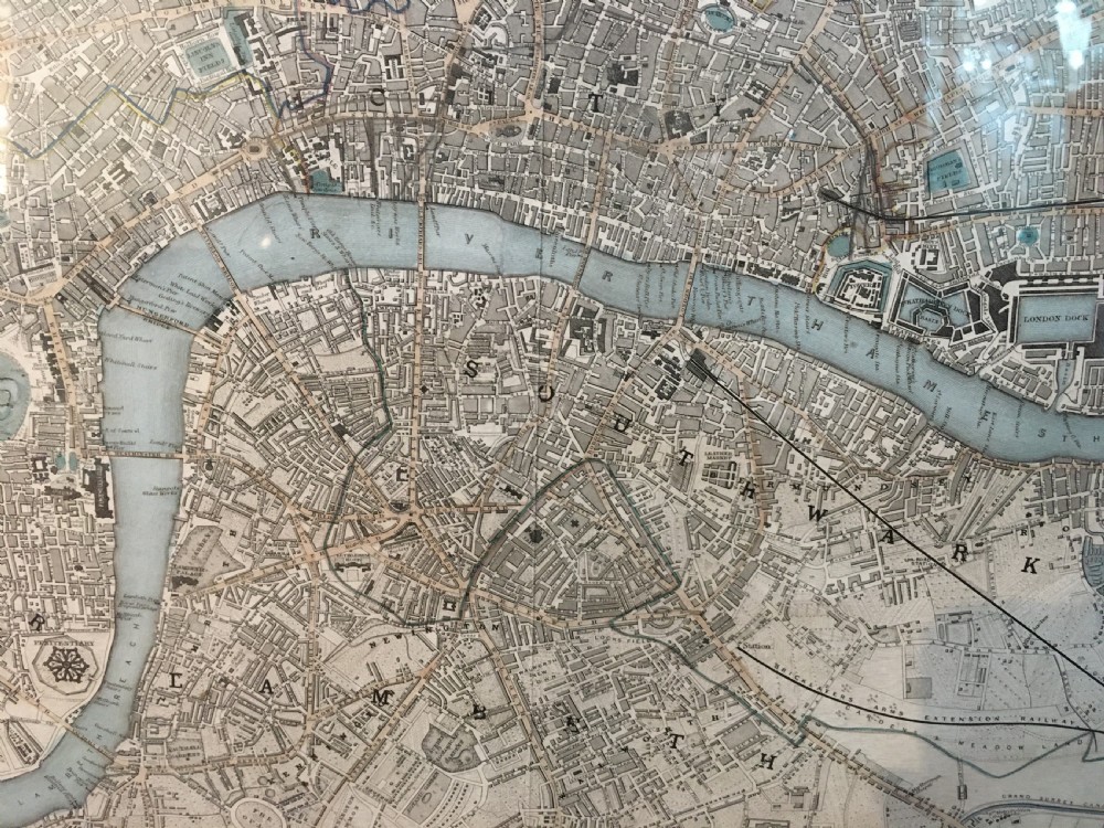 Original 1846 Map of Central London View III