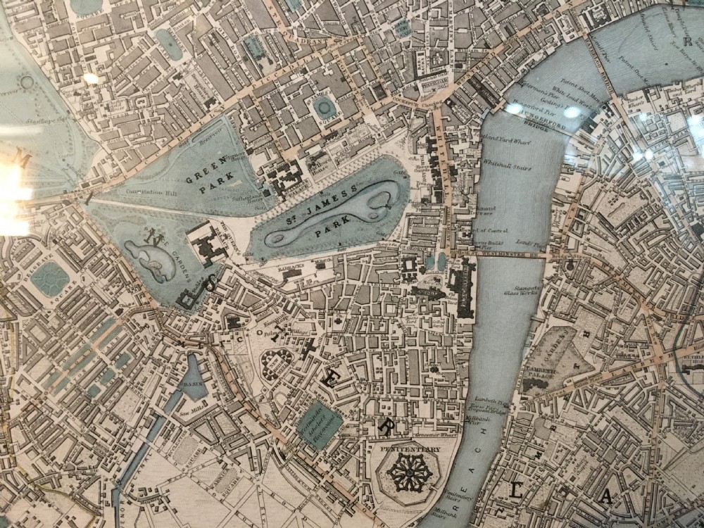 Original 1846 Map of Central London View V
