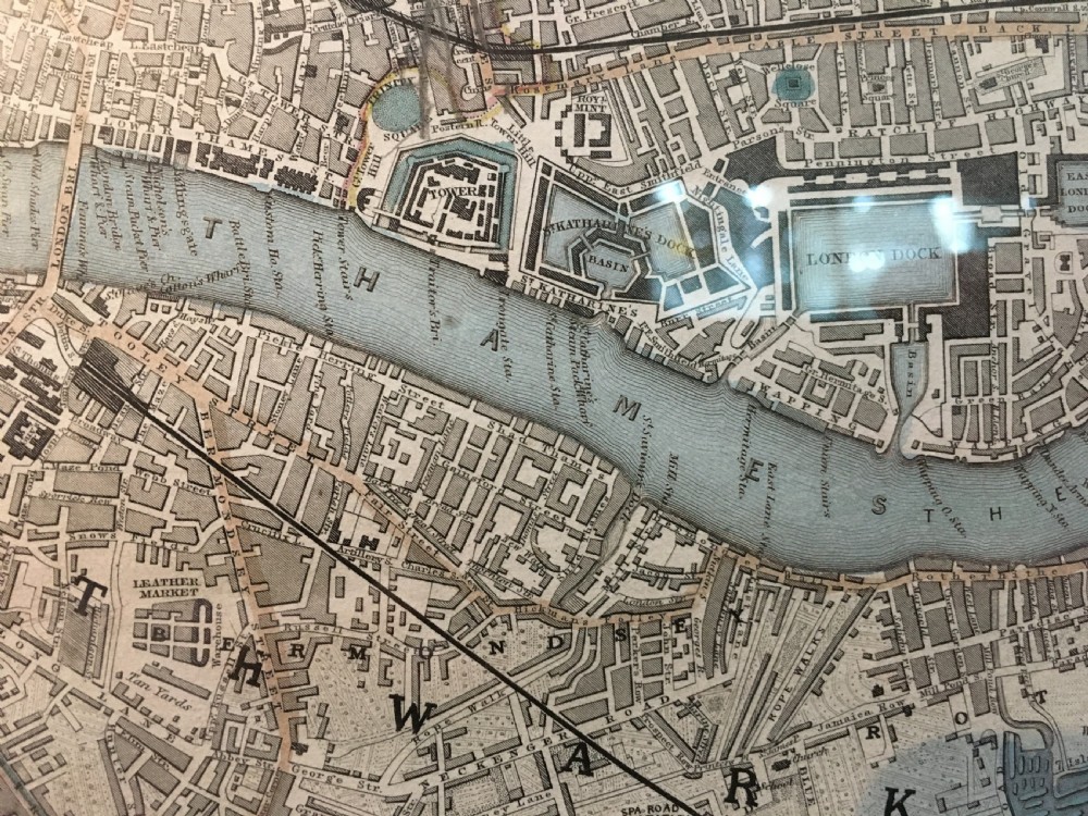 Original 1846 Map of Central London View VI
