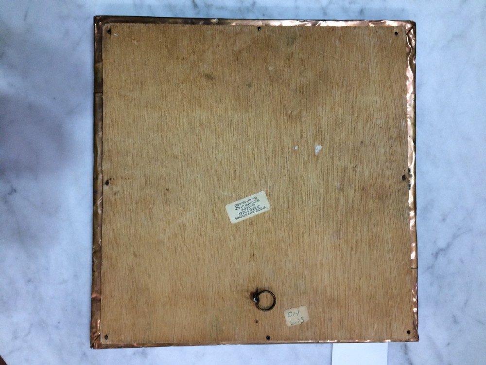 Glasgow school arts and crafts copper mirror c.1910 View IV