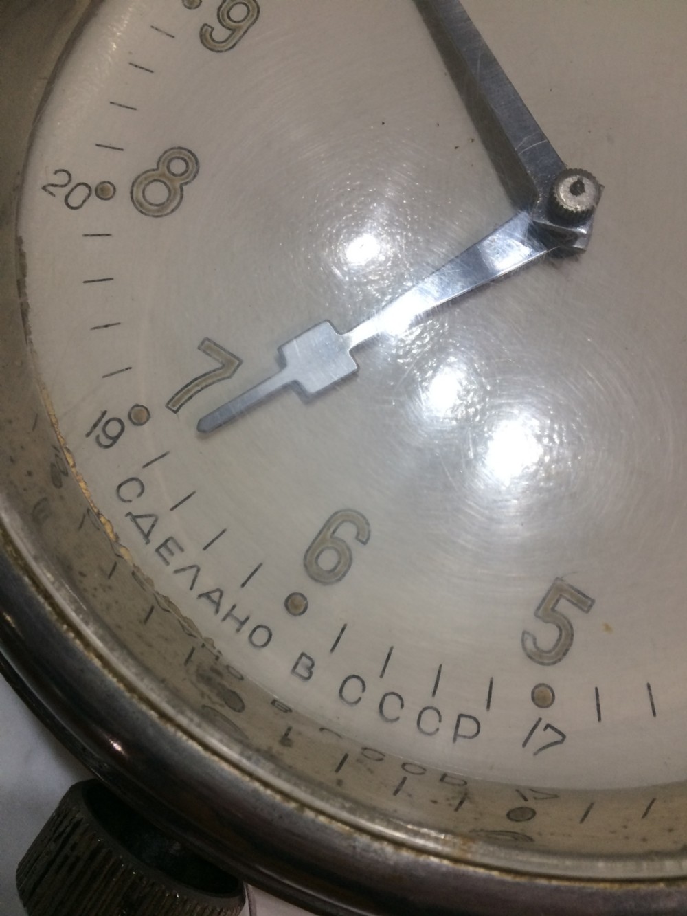 Soviet Union ship's clock. c1950-60 View II