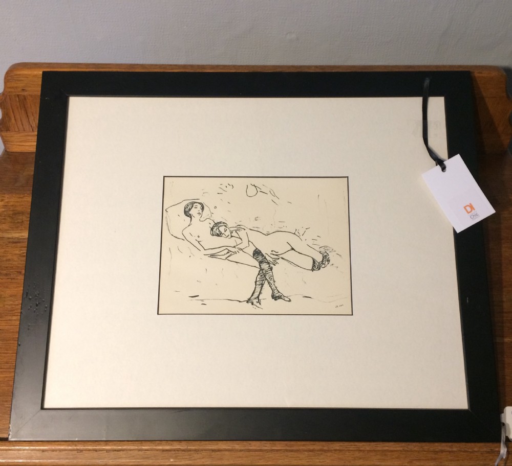 Albert Marquet original lithographic print signed. c.1930. Art Deco.