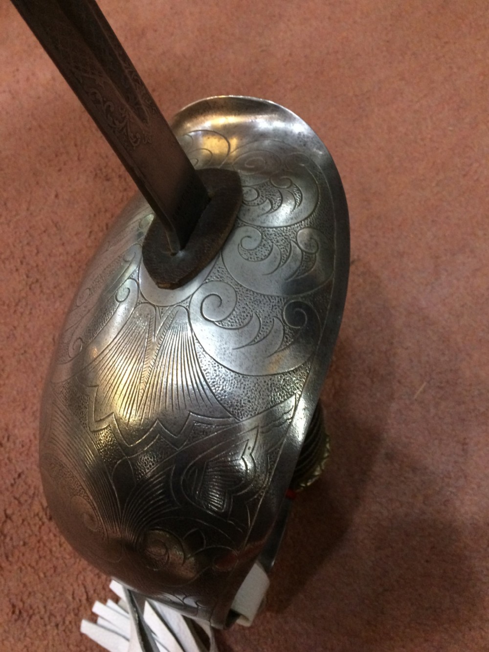 Antique WW1 British cavalry officer's fighting sword View VI