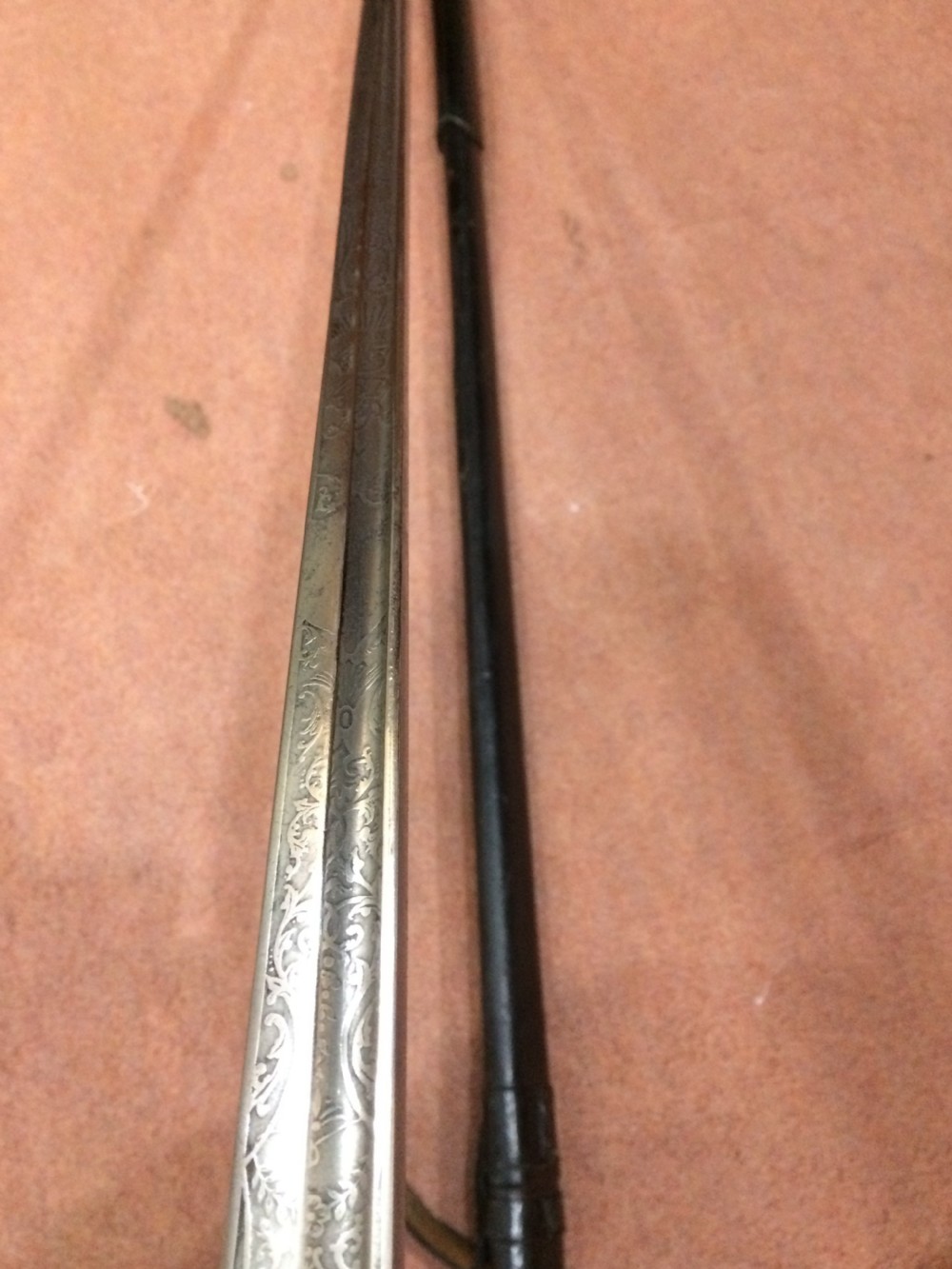 Antique WW1 British cavalry officer's fighting sword View VIII